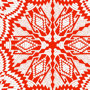 Nordic Christmas embroidery (red)
