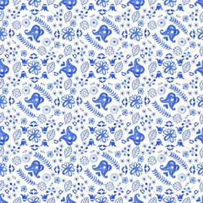 Blue little scandi tile