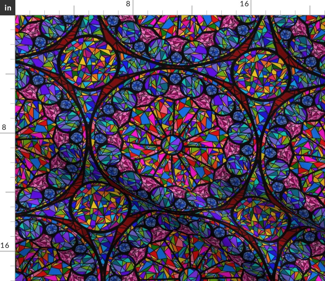 kaleidoscope  stained glass