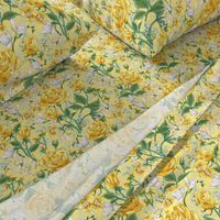 Yellow Roses Chintz Small | Yellow