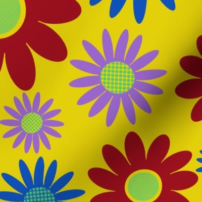 70's Daisies.yellow