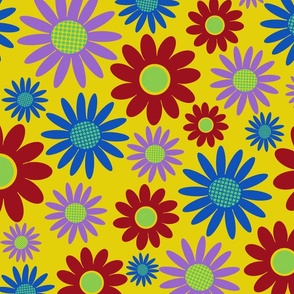 70's Daisies.yellow