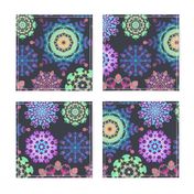 Kaleidoscope  jewel mandalas - large