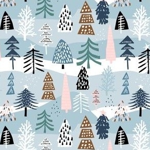 Roostery Christmas Sweater Fair Tree Red White Winter Trendy by Spoonflower