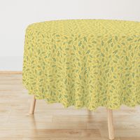 Ditsy Leaf Play 2 | Yellow + Cool Green