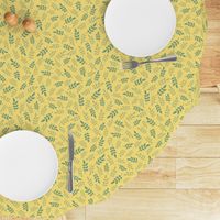 Ditsy Leaf Play 2 | Yellow + Cool Green