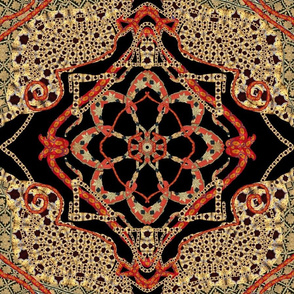 Asian Kaleidoscope 18 x 18 