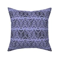 Purple Gothic Damask - Pastel Halloween Damask in Pastel Halloween Lilac Purple