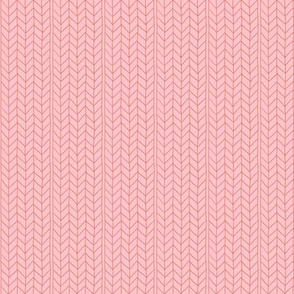 Orange and Pink Herringbone