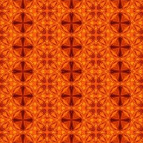 Quilting in Orange Design No 2