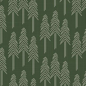 Forest - Pine Trees Olive