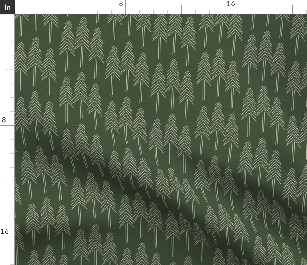 Forest - Pine Trees Olive