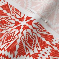 Nordic Christmas embroidery (red) inv25