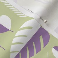 Minimal leaves in sage and lilac