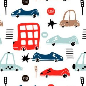 Cars in the city
