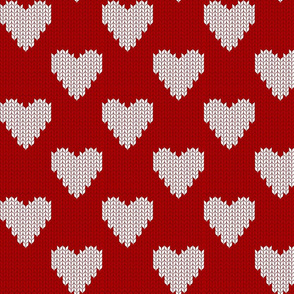 knit with hearts (large scale)