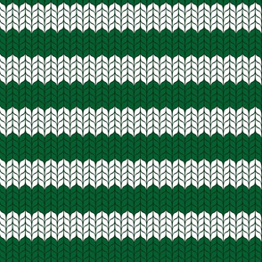 green striped knit (large scale) 