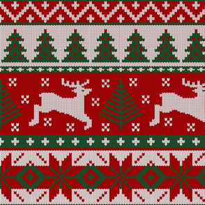 Christmas knit (large scale)