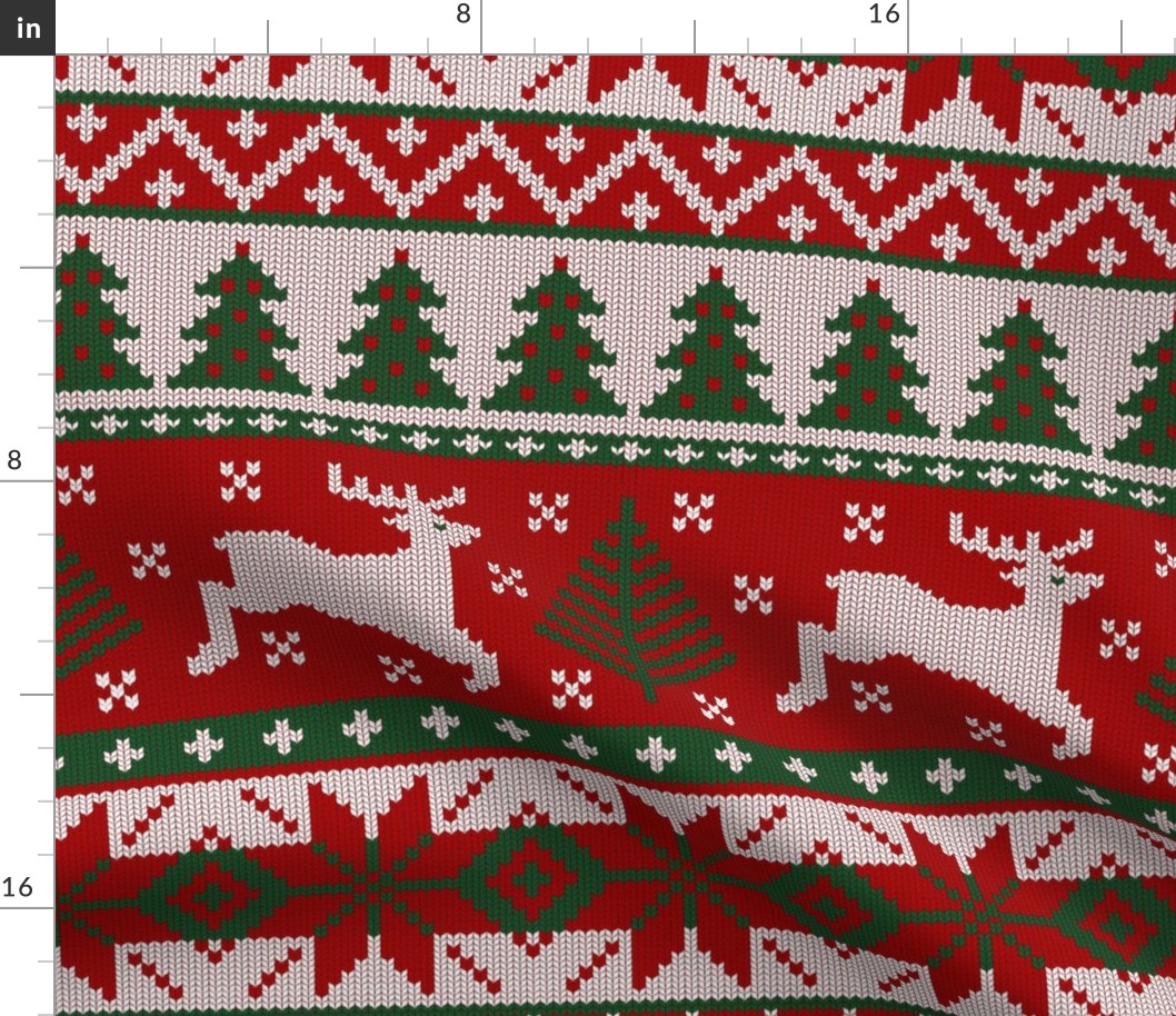 Christmas knit (large scale)