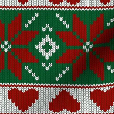 Christmas red knit (large scale)