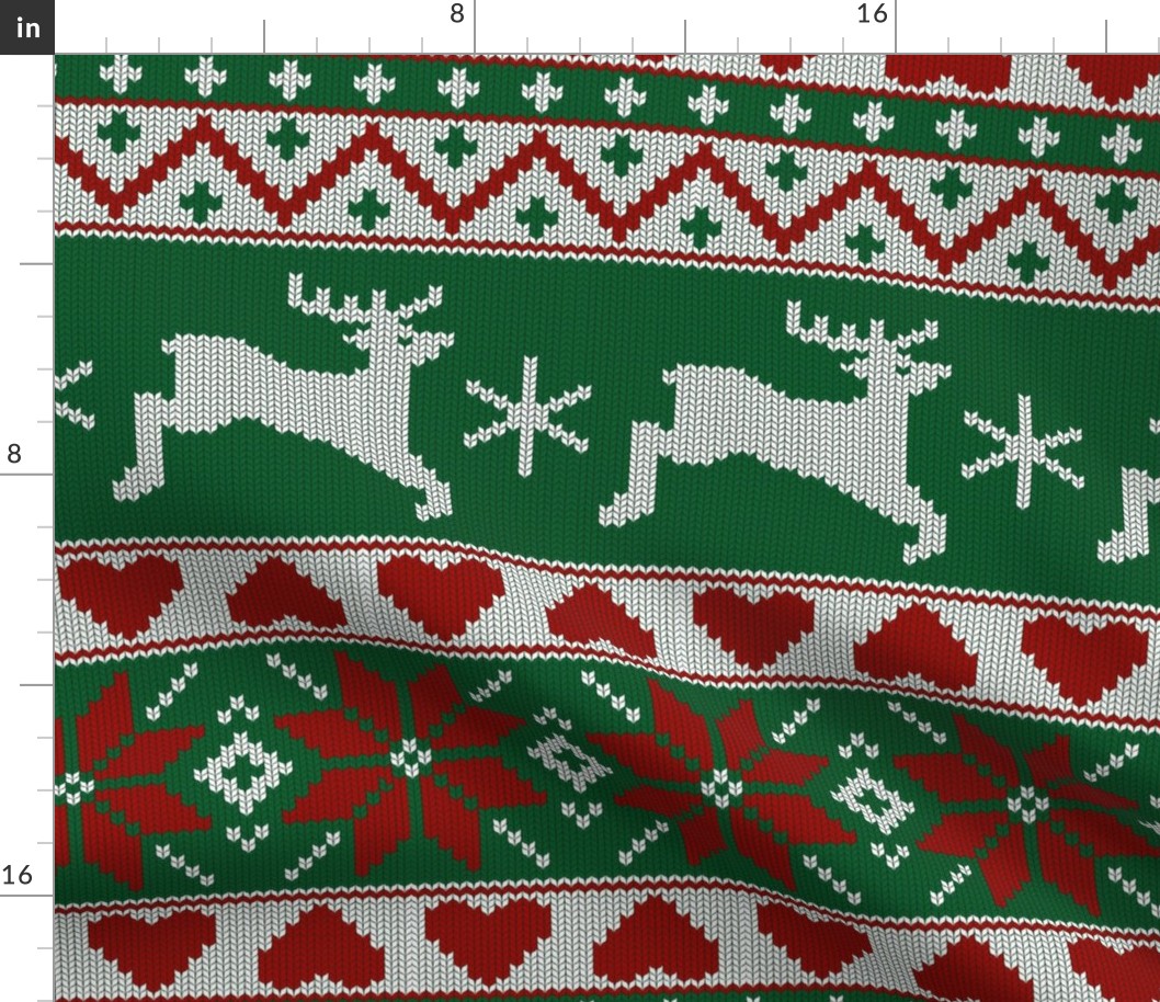 Christmas red knit (large scale)