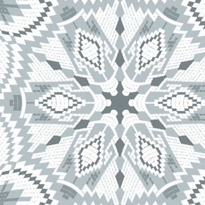 nordic  kaleidoscope grey