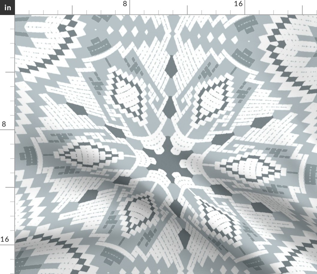 nordic  kaleidoscope grey