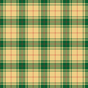 tartan yellow and green