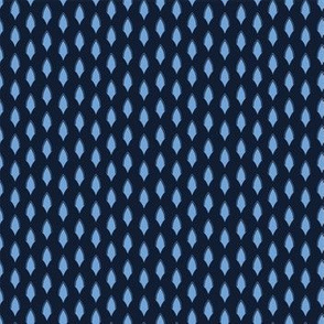  Indigo blue geometric shape pattern. 