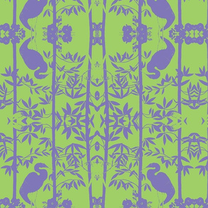 Birdsong Bamboo Lavender Sprou Green