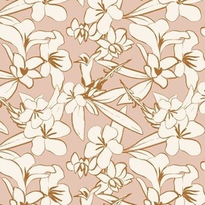 Arizona Botanicals, Soft beige florals