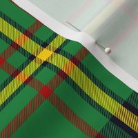 Grant 1819 tartan #2 / Grant Hunting tartan, 12" with larger more prominent yellow stripe