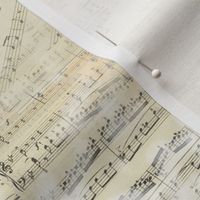 Vintage Sheet Music Collage