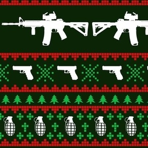 Ugly Christmas Sweater firearms edition