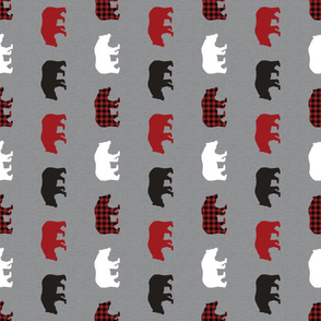  buffalo plaid marching bears - rotated