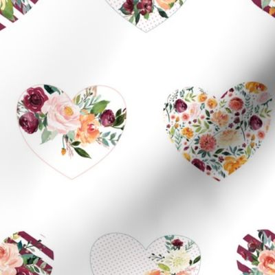 paprika floral hearts 3"