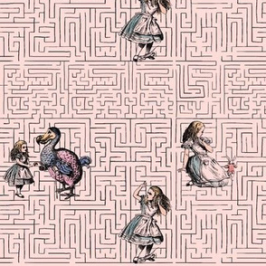 Alice in Wonderland maze