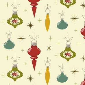 Retro Ornaments-Cream