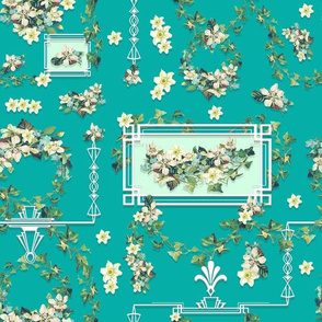 FORMAL GARDEN (TURQUOISE)