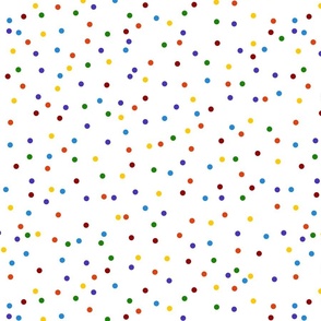 Multicolor Rainbow Dots (larger)