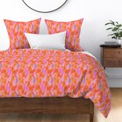 Orange, pink, red, lilac abstract pattern