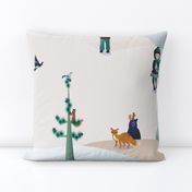 Whimsical wonderland forest animals