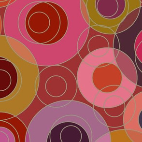 Dynamic Circles Red