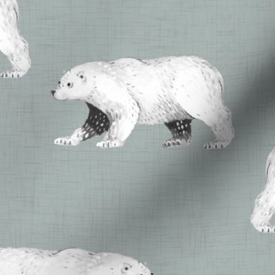 Arctic Pals / Coordinate Black and White Polar Bear