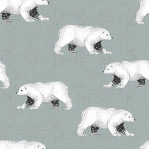 Arctic Pals / Coordinate Black and White Polar Bear