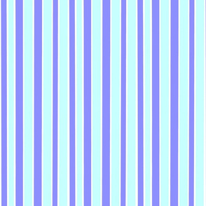 Aqua Purple Stripe -- Light Modern Stripe -- Purple and Aqua Blue Stripe -- 5.96in x 51.15in repeat -- 150dpi (Full Scale)