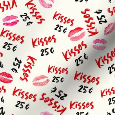 Kisses 25¢ // Citrine White