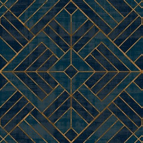 Lennox Vintage Deco Indigo Copper