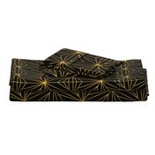 LARGE NEO DECO - BLACK, GOLD EFFECT