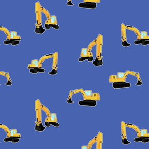 EXCAVATOR blue